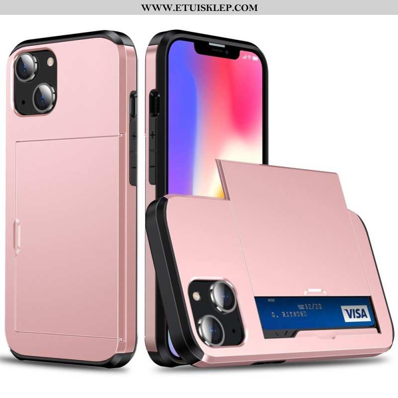 Etui do iPhone 14 Dwa Zapinane Na Zamek Etui Na Karty